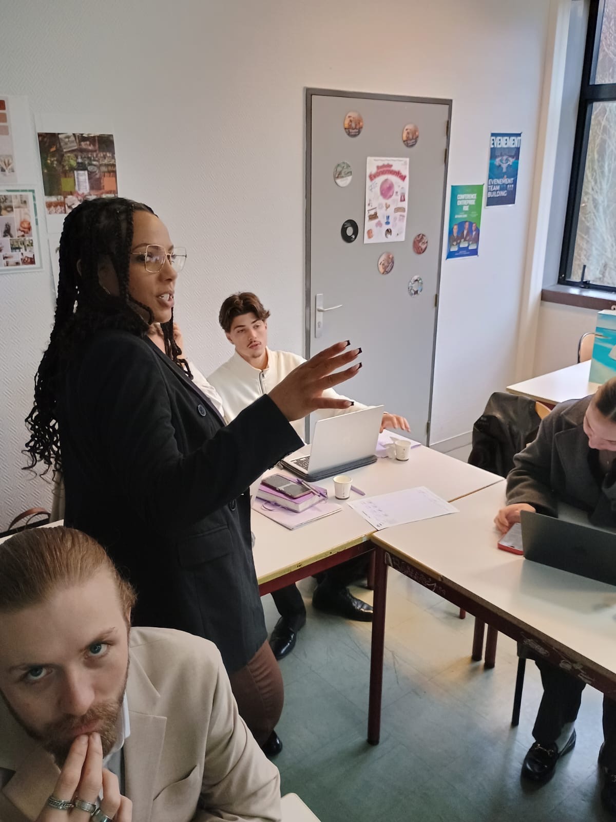 Échange avec les étudiants